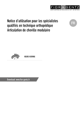 FIOR & GENTZ NEURO HiSWING Notice D'utilisation