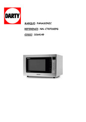 Panasonic NN-CT850W Mode D'emploi