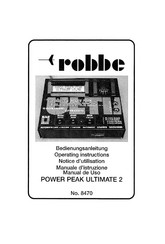 Robbe POWER PEAK ULTIMATE 2 Notice D'utilisation