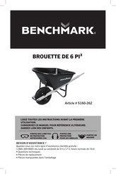 Benchmark 5160-262 Manuel D'instructions