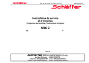 Schäffer 5680 Z Instructions De Service Et D'entretien