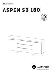 Jahnke ASPEN SB 180 19AN2 Instructions De Montage