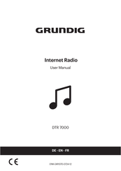 Grundig 01M-GIR1070-0724-12 Manuel D'utilisation