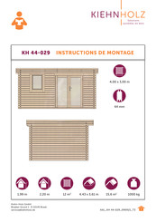 Kiehnholz KH 44-029 Instructions De Montage