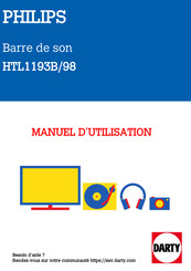 Philips HTL1193B/98 Mode D'emploi