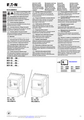 Eaton DC1-1D-A6 Serie Notice D'installation