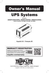 Tripp-Lite SMART1500TSU Manuel Du Propriétaire