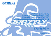 Yamaha YFM66FGW Manuel Du Propriétaire