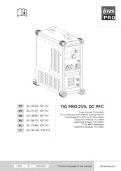 ims PRO TIG PRO 231L DC PFC Mode D'emploi