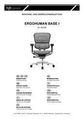 hjh OFFICE ERGOHUMAN BASE I 652299 Instructions De Montage Et D'utilisation