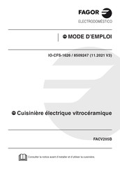 Fagor FACV205B Mode D'emploi