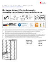 Rauch Purisma MD158 Instructions De Montage