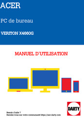 Acer VERITON X4660G Manuel D'utilisation