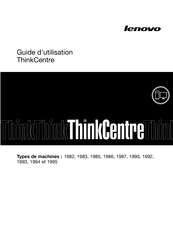 Lenovo ThinkCentre 1985 Guide D'utilisation