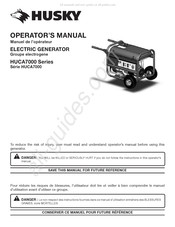 Husky HUCA7000 Serie Manuel De L'opérateur