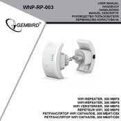 Gembird WNP-RP-003 Manuel