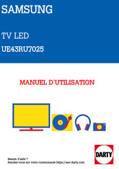 Samsung UE43RU7025 Manuel D'utilisation