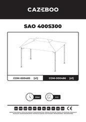 CAZEBOO COM-000486 Instructions De Montage