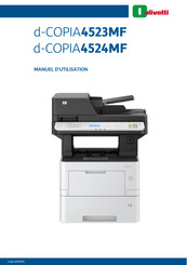 Olivetti d-COPIA4523MF Manuel D'utilisation