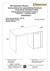 J.Mebelmann AH-082.22.00.00 Instructions D'assemblage