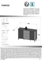 Forte FXSK232 Notice De Montage