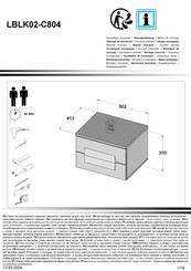 Forte LBLK02-C804 Notice De Montage