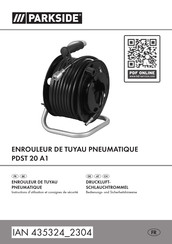 Parkside PDST 20 A1 Instructions D'utilisation Et Consignes De Sécurité