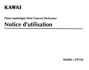 Kawai Concert Performer Serie Notice D'utilisation