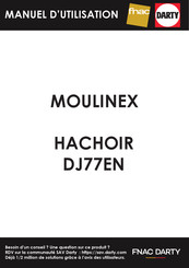 Moulinex DJ77EN Manuel D'utilisation