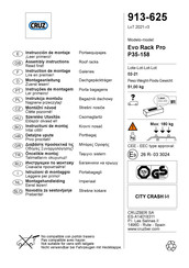 CRUZ Evo Rack Pro P35-158 Instructions De Montage