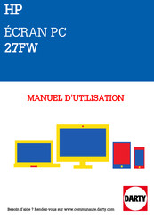 HP 27FW Guide De L'utilisateur