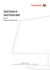 ViewSonic VA2732A-MH Manuel Utilisateur