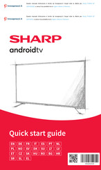 Sharp 32FH2EAW Guide De Démarrage Rapide