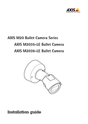 Axis Communications M20 Série Instructions D'installation