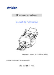 Avision FL-1313B Manuel De L'utilisateur