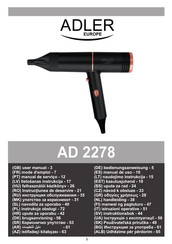 Adler europe AD 2278 Mode D'emploi