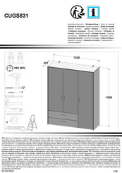 Forte CUGS831 Notice De Montage