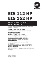 IARP EIS 162 HP Instructions Pour L'utilisateur