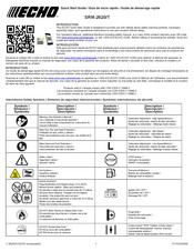 Echo SRM-2620T Guide De Démarrage Rapide