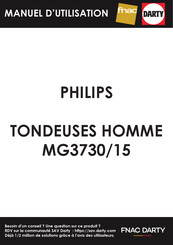 Philips MG3730 Manuel D'utilisation