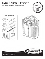 Suncast Everett BMS6312 Instructions D'assemblage