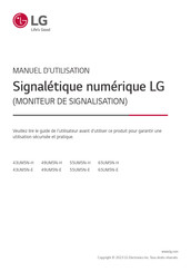 LG 43UM5N-E Manuel D'utilisation