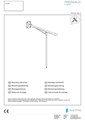 Pressalit Care R1101 Notice De Montage