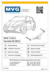 MVG 3145 AA Notice De Montage