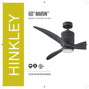 Hinkley MARIN 903160FMW-NDD Manuel D'instructions