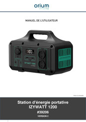 ORIUM IZYWATT 800 Manuel De L'utilisateur