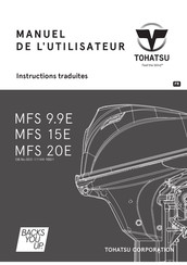 Tohatsu MFS 9.9E Manuel De L'utilisateur