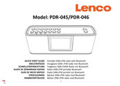 LENCO PDR-046 Guide De Démarrage Rapide