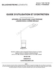 Gluckstein Elements 1001 748 729 Guide D'utilisation Et D'entretien