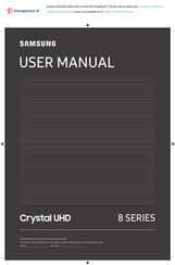 Samsung GU50TU8509 Guide D'utilisation